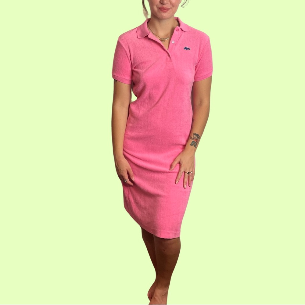 Vintage 60’s David Crystal LACOSTE terry cloth dress